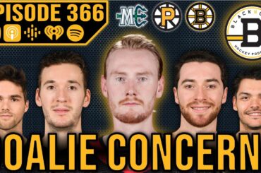 IS IT TIME TO PANIC OVER THE BOSTON BRUINS GOALTENDING??? Black N Gold Hockey Podcast Episode 366