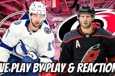 Tampa Bay Lightning Vs Carolina Hurricanes | NHL | Live Game Cast & Audio