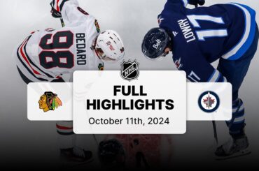 Blackhawks at Jets | October 11, 2024 | NHL Full Game Highlights