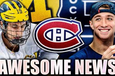 AWESOME MONTREAL CANADIENS NEWS: TOP PROSPECTS ARE DOMINATING (Logan Mailloux, Michael Hage)