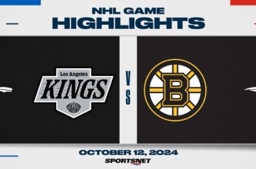 NHL Highlights | Kings vs. Bruins - October 12, 2024