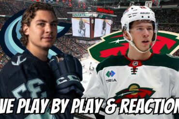 Seattle Kraken Vs Minnesota Wild | NHL | Live Game Cast & Audio