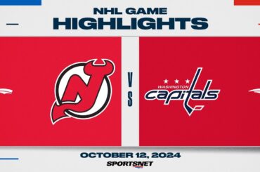 NHL Highlights | Devils vs. Capitals - October 12, 2024