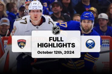 Panthers at Sabres | October 12, 2024 | NHL Full Game Highlights