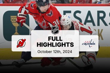 Devils at Capitals | October 12, 2024 | NHL Full Game Highlights