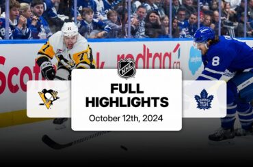 Penguins at Leafs | October 12, 2024 | NHL Full Game Highlights