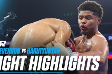 Shakur Stevenson Puts On A Clinic At Home | FIGHT HIGHLIGHTS