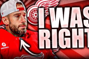 DETROIT RED WINGS NEWS: I Was SO RIGHT About Cam Talbot