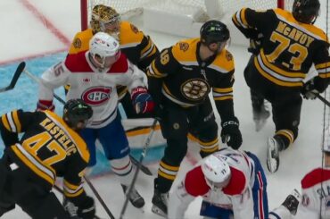 Charlie McAvoy Penalized For Intentionally Knocking The Net Off