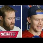 Savard, Guhle + more Habs address the media at practice | FULL PRESS CONFERENCES