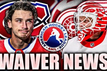 HABS & RED WINGS MAKE SOME SURPRISING WAIVER MOVES: ALEX BARRE-BOULET & VILLE HUSSO