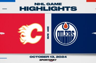 NHL Highlights | Flames vs. Oilers - October 13, 2024