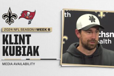 Klint Kubiak on Spencer Rattler starting, Buccaneers defense | New Orleans Saints