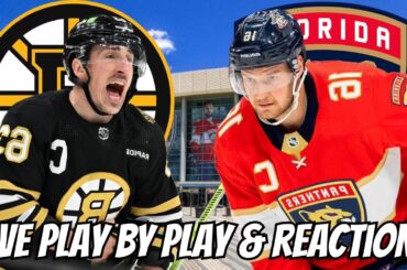 Boston Bruins Vs Florida Panthers | NHL | Live Game Cast & Audio