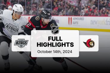 Kings at Senators | October 14, 2024 | NHL Full Game Highlights