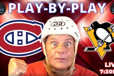 NHL GAME PLAY BY PLAY: PENGUINS VS CANADIENS