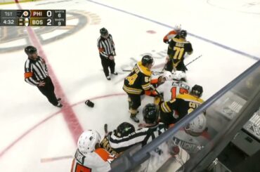 Scott Laughton's Hit On Taylor Hall Sparks Scrum