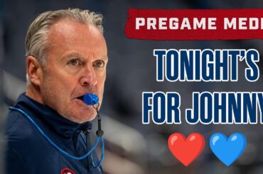 Tonight's for Johnny ❤️💙 | Pregame Media