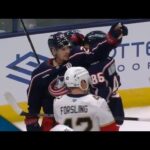 Sean Monahan Pays Tribute To Johnny Gaudreau After Scoring In Blue Jackets Home Opener