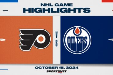 NHL Highlights | Flyers vs. Oilers - October 15, 2024