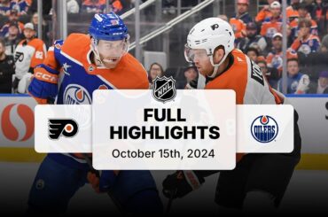 Flyers at Oilers | October 15, 2024 | NHL Full Game Highlights