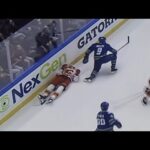 Kevin Rooney Injury Big Hit JT Miller Canucks Vs Flames