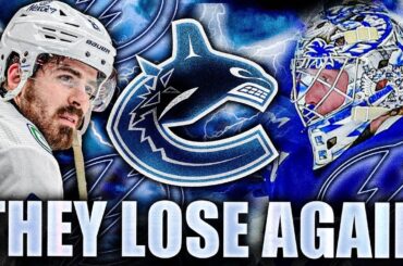 DOOM & GLOOM IN VANCOUVER: CANUCKS LOSE ONE MORE TIME TO THE TAMPA BAY LIGHTNING