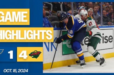 Game Highlights: Wild 4, Blues 1