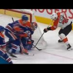 Flyers' Matvei Michkov Whacks In First Career NHL Goal, Stands Up After Lengthy Review