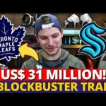 MILLION-DOLLAR TRADE BETWEEN LEAFS AND KRAKEN! NEW FORWARD COMING TO THE ROSTER? MAPLE LEAFS NEWS