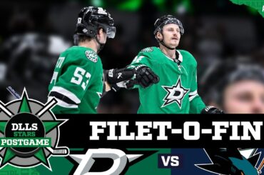 STARS POSTGAME: Dallas Stars defeat San Jose Sharks to remain undefeated | DLLS Stars Podcast