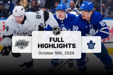 Kings at Leafs | October 16, 2024 | NHL Full Game Highlights