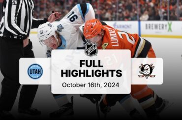 Utah Hockey Club at Ducks | October 16, 2024 | NHL Full Game Highlights