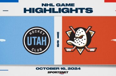 NHL Highlights | Utah HC vs. Ducks - October 16, 2024