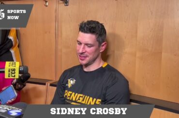 Penguins postgame: Sidney Crosby reacts to Evgeni Malkin's 500th career goal, memories together