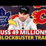 HUGE TRADE BETWEEN LEAFS AND CALGARY FLAMES! CENTRAL HEADING BACK TO TORONTO? MAPLE LEAFS NEWS