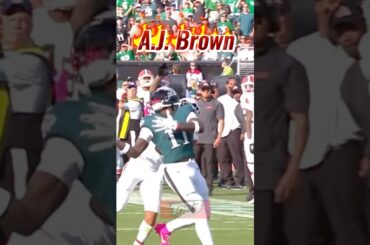 What a CATCH by A.J. Brown 😱 #shorts #nfl #football