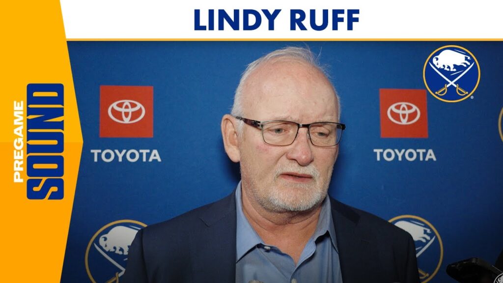 Devon Levi Gets The Start Against Columbus | Buffalo Sabres Coach Lindy Ruff Pregame Media