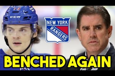 The New York Rangers Healthy Scratched Matt Rempe AGAIN…