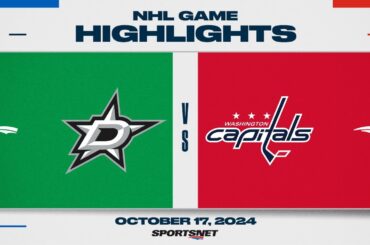 NHL Highlights | Stars vs. Capitals - October 17, 2024