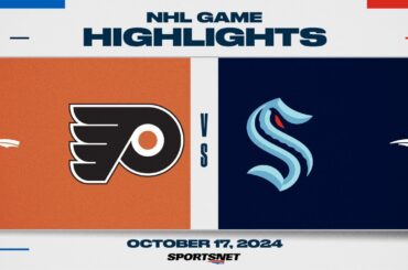 NHL Highlights | Flyers vs. Kraken - October 17, 2024