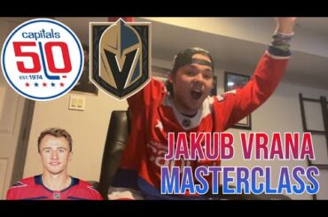 Jakub Vrana Masterclass 🙌🏻 | Caps fan react to Capitals vs. Golden Knights