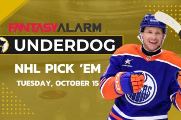 Top Underdog NHL FREE Picks | Tuesday, October 15