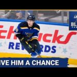 Are The St. Louis Blues Making a Big Mistake by not Playing Scott Perunovich After 5 Games?