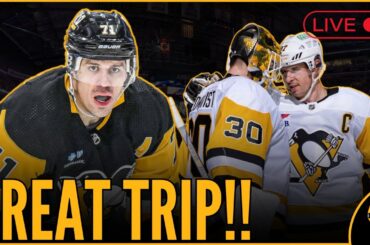 LIVE | Penguins Return Home After Successful Road Trip