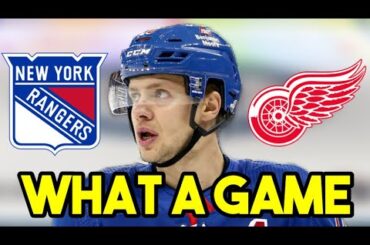 PANARIN WAS DOMINANT... New York Rangers vs Detroit Red Wings Game Recap & Reaction!