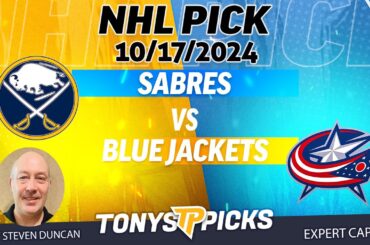 Buffalo Sabres vs Columbus Blue Jackets 10/17/24 NHL Picks & Predictions by Steven Duncan,