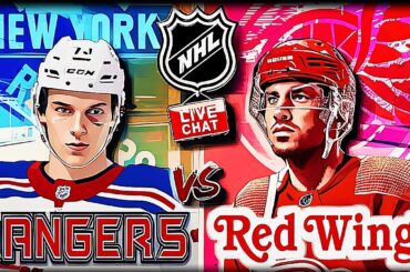 New York Rangers Vs Detroit Red Wings Live: Watch Party & Play by Play #nhl