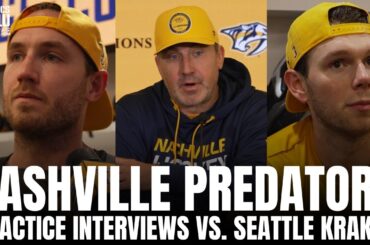 Jeremy Lauzon, Colton Sissons & Andrew Brunette Discuss Nashville Start of Season, Aggressive System