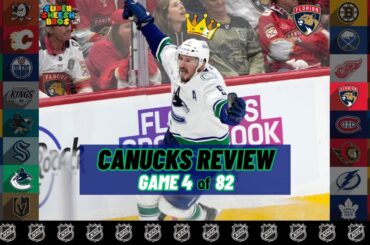 NHL Recap - Vancouver #Canucks v Florida #Panthers | Canucks REVIEW Game 4/82 | SHEESH BROS